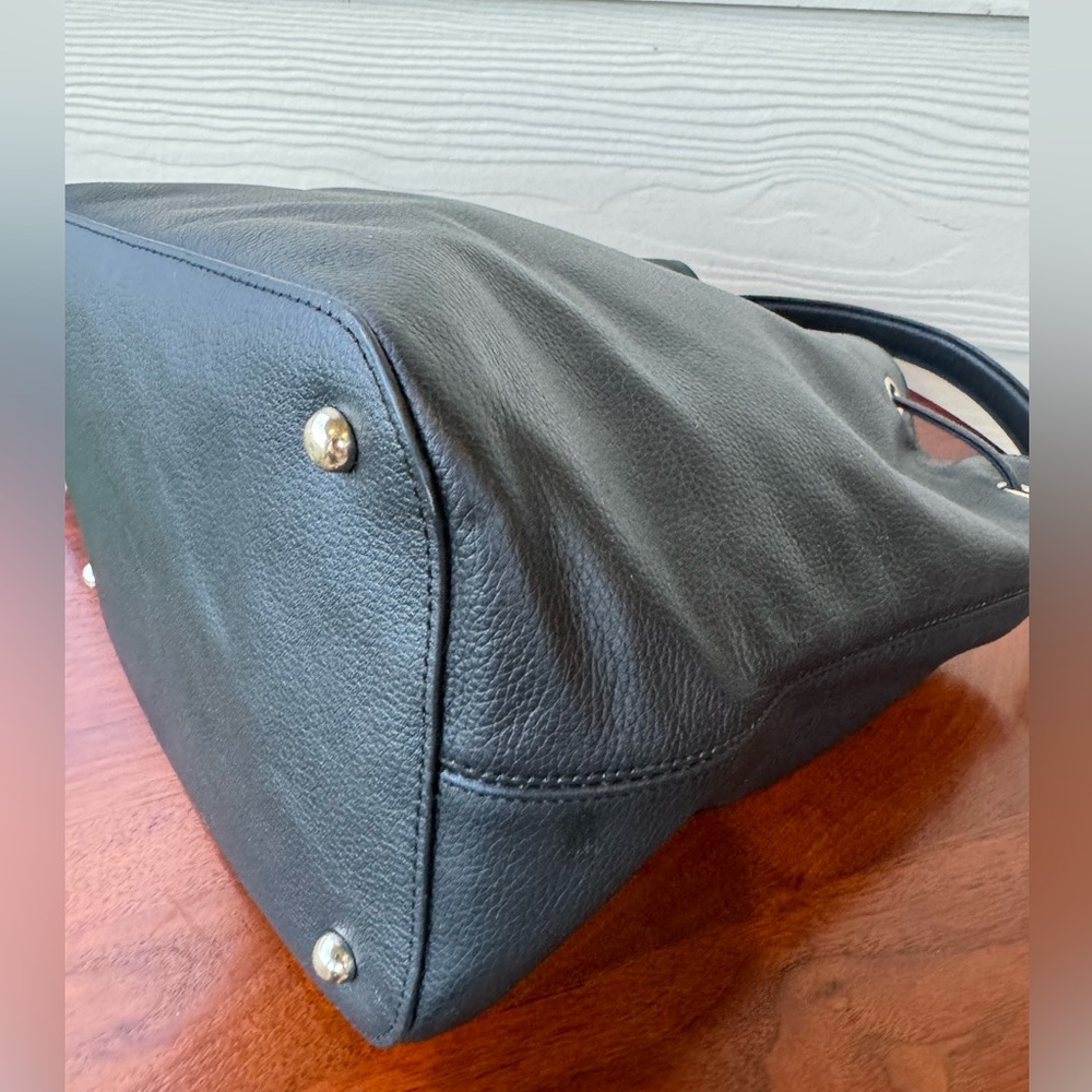WHBM Black Drawstring Bucket Bag - Picture 12 of 12